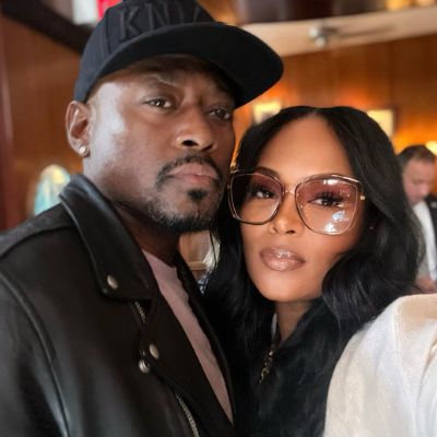 Keisha Epps with her husband Omar Epps, enjoying a lovely evening in New York.